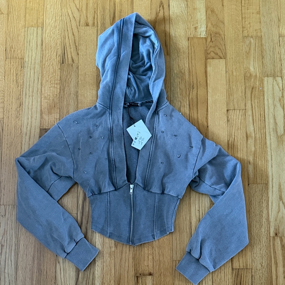 Zara corset zip up
